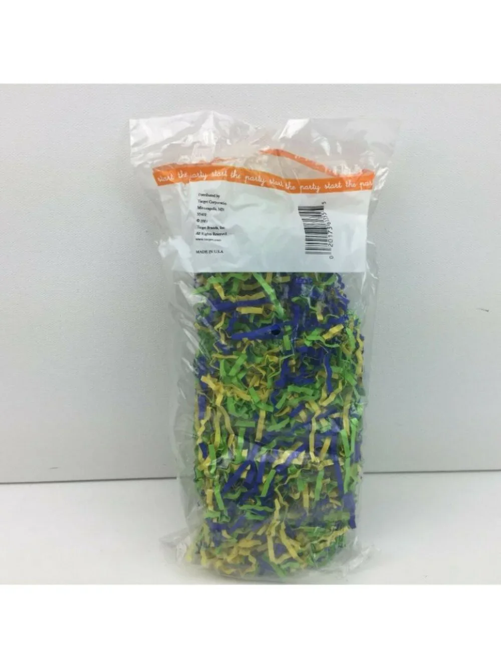 Shred Accordion Crinkle Streamer Tissue Paper Gift Box Filler Green Pink Blue